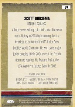 2006 Ace Authentic Heroes & Legends #69 Scott Oudsema Back