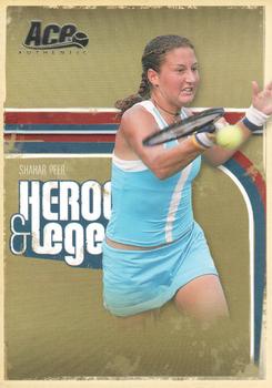 2006 Ace Authentic Heroes & Legends #71 Shahar Peer Front