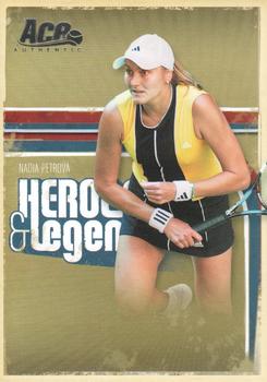 2006 Ace Authentic Heroes & Legends #73 Nadia Petrova Front