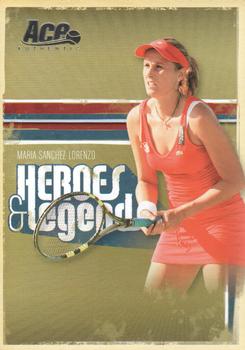 2006 Ace Authentic Heroes & Legends #80 Maria Sanchez Lorenzo Front