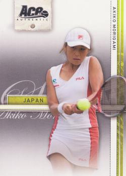 2007 Ace Authentic Straight Sets #2 Akiko Morigami Front