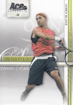 2007 Ace Authentic Straight Sets #19 James Blake Front