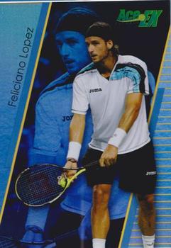 2011 Ace Authentic EX #42 Feliciano Lopez Front
