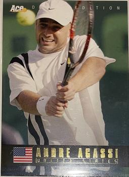 2005 Ace Authentic Debut Edition - Gold #3 Andre Agassi Front