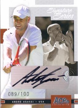 2005 Ace Authentic Signature Series - Autograph #11 Andre Agassi Front