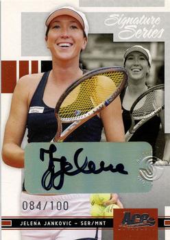 2005 Ace Authentic Signature Series - Autograph #18 Jelena Jankovic Front