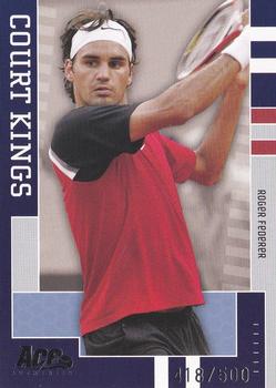 2005 Ace Authentic Signature Series - Court Kings #CK-1 Roger Federer Front