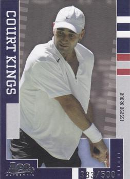 2005 Ace Authentic Signature Series - Court Kings #CK-6 Andre Agassi Front