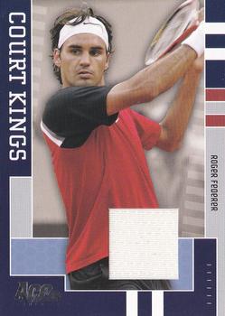 2005 Ace Authentic Signature Series - Court Kings Jersey #CK-1 Roger Federer Front