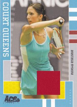 2005 Ace Authentic Signature Series - Court Queens Jersey #CQ-2 Anastasia Myskina Front