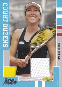 2005 Ace Authentic Signature Series - Court Queens Jersey #CQ-5 Jelena Jankovic Front