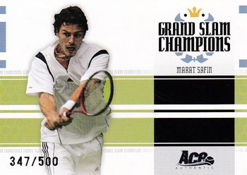 2005 Ace Authentic Signature Series - Grand Slam Champions #GS-4 Marat Safin Front