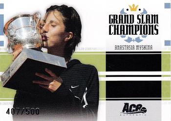 2005 Ace Authentic Signature Series - Grand Slam Champions #GS-7 Anastasia Myskina Front