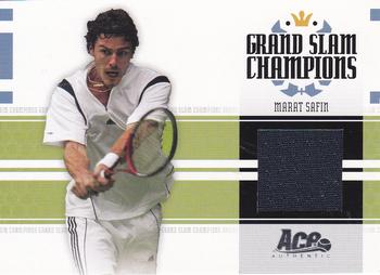 2005 Ace Authentic Signature Series - Grand Slam Champions Jersey #GS-4 Marat Safin Front