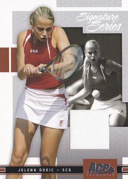 2005 Ace Authentic Signature Series - Jersey #89 Jelena Dokic Front