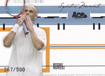 2005 Ace Authentic Signature Series - Signature Moments #SM-4 Andre Agassi Front