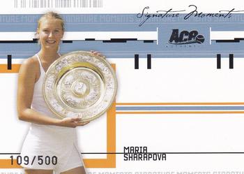 2005 Ace Authentic Signature Series - Signature Moments #SM-6 Maria Sharapova Front