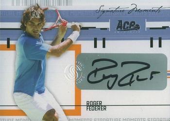 2005 Ace Authentic Signature Series - Signature Moments Autograph #SM-1 Roger Federer Front