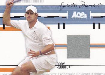 2005 Ace Authentic Signature Series - Signature Moments Jersey #SM-2 Andy Roddick Front