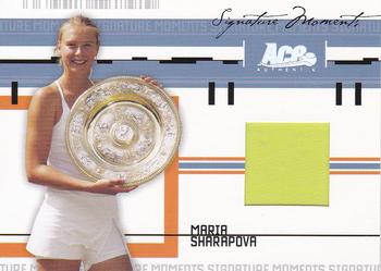 2005 Ace Authentic Signature Series - Signature Moments Jersey #SM-6 Maria Sharapova Front