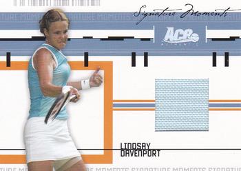 2005 Ace Authentic Signature Series - Signature Moments Jersey #SM-8 Lindsay Davenport Front
