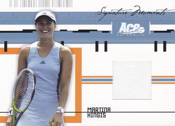 2005 Ace Authentic Signature Series - Signature Moments Jersey #SM-10 Martina Hingis Front