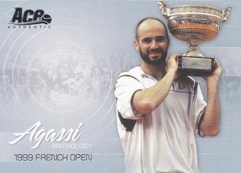 2006 Ace Authentic Grand Slam - Agassi Anthology #AG-4 Andre Agassi Front