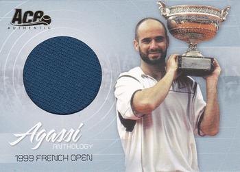 2006 Ace Authentic Grand Slam - Agassi Anthology Materials #AG-4 Andre Agassi Front