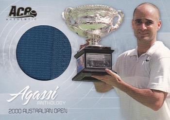 2006 Ace Authentic Grand Slam - Agassi Anthology Materials #AG-6 Andre Agassi Front