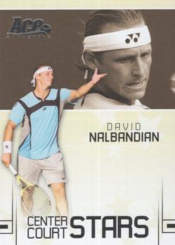 2006 Ace Authentic Grand Slam - Center Court Stars #CC-5 David Nalbandian Front