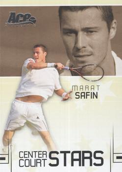 2006 Ace Authentic Grand Slam - Center Court Stars #CC-12 Marat Safin Front