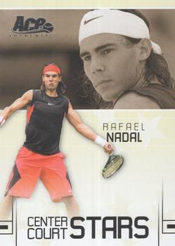 2006 Ace Authentic Grand Slam - Center Court Stars #CC-17 Rafael Nadal Front