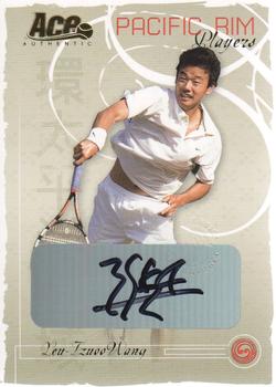 2006 Ace Authentic Grand Slam - Pacific Rim Players Autographs #PR-1 Yeu-Tzuoo Wang Front