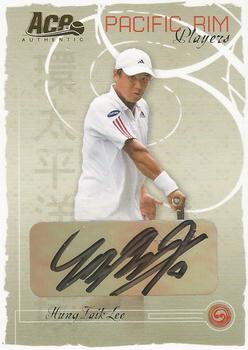 2006 Ace Authentic Grand Slam - Pacific Rim Players Autographs #PR-4 Hyung-Taik Lee Front