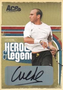 2006 Ace Authentic Heroes & Legends - Autograph #38 Luis Horna Front