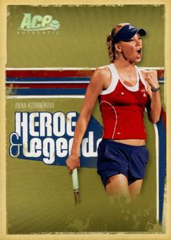 2006 Ace Authentic Heroes & Legends - HoloFoil #48 Anna Kournikova Front