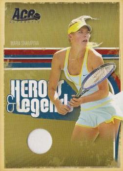 2006 Ace Authentic Heroes & Legends - Material #86 Maria Sharapova Front