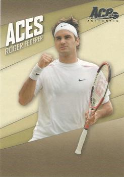 2007 Ace Authentic Straight Sets - Aces #AC-3 Roger Federer Front