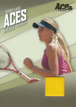 2007 Ace Authentic Straight Sets - Aces Materials #AC-2 Nicole Vaidisova Front