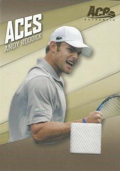 2007 Ace Authentic Straight Sets - Aces Materials #AC-4 Andy Roddick Front
