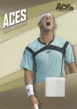 2007 Ace Authentic Straight Sets - Aces Materials #AC-6 David Nalbandian Front
