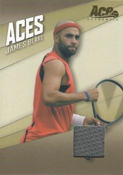 2007 Ace Authentic Straight Sets - Aces Materials #AC-7 James Blake Front