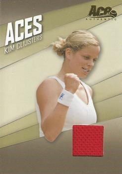 2007 Ace Authentic Straight Sets - Aces Materials #AC-10 Kim Clijsters Front