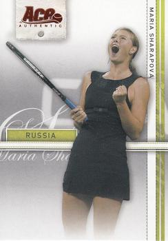 2007 Ace Authentic Straight Sets - Bronze #24 Maria Sharapova Front