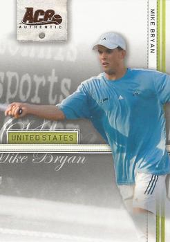 2007 Ace Authentic Straight Sets - Bronze #25 Mike Bryan Front