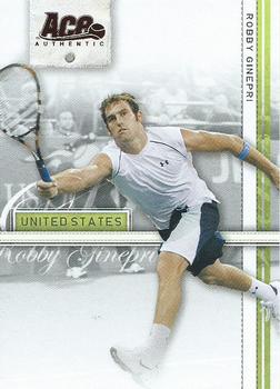 2007 Ace Authentic Straight Sets - Bronze #33 Robby Ginepri Front