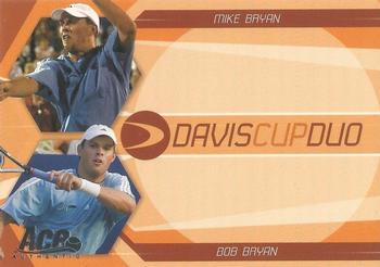 2007 Ace Authentic Straight Sets - Davis Cup Duos #DC-4 Bob Bryan / Mike Bryan Front