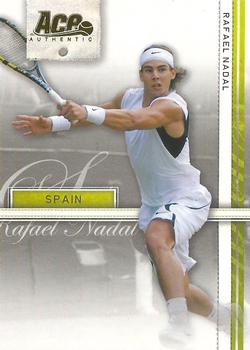 2007 Ace Authentic Straight Sets - Gold #31 Rafael Nadal Front
