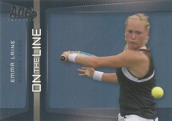 2007 Ace Authentic Straight Sets - On The Line #OL-14 Emma Laine Front