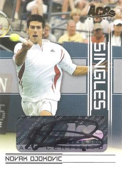 2007 Ace Authentic Straight Sets - Singles Autographs #SI16 Novak Djokovic Front